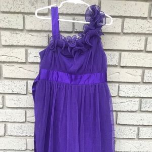 Girls Amy party/special occasion purple dress sz7